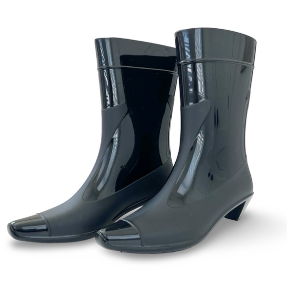 NEW Jeffrey Campbell Drench Cap Toe Boot 
Black sz 9 - Picture 1 of 8